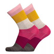 UphillSport Narva Striped Merino Wool Sock, Pink