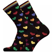Uphillsport Lifestyle Rainbow Hearts Merino socks