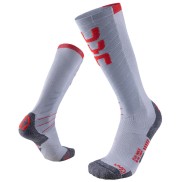 UYN Evo Race Women's Ski Socks, Grey/Red