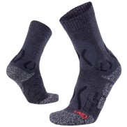 UYN Nature Merino Men's Trekking Socks, Anthracite/Black