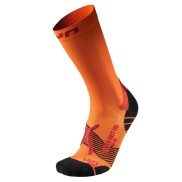 UYN Run Super Fast Mid Men's Socks, Orange/Red