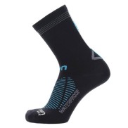 UYN Waterproof Unisex  Socks, Black/Turquoise