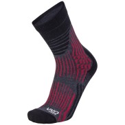 UYN Wave Trekking Women's Socks, Grey/Bordeaux
