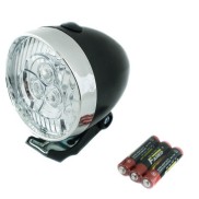 Majdller front bike Led light JY-592 AM Black with batteries