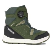 Viking Espo Jr GTX Boa Winter Shoes, Pine/Olive