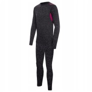 Viking Kids Base Layer Set Cross, Grey/Pink