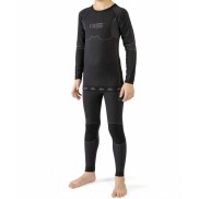 Viking Base Layer Set Riko, Black | Bērnu Termoveļas Komplekts