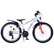 Volare XC Race Kids Bike 24", White/Pink