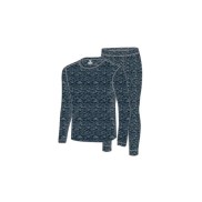Endurance Cornello Merino Wool Men's Baselayer Set, navy