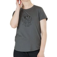 Whistler Tergo Women's Printed Tee, Asphalt