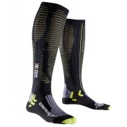 X-Bionic Effektor Competition Men's Socks, Black/Acid Green