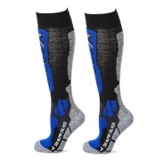 X-Socks Ski Alpin Silver, Black/Blue