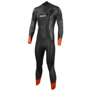 Zone3 Vanquish Men's Wetsuit, Black/Orange