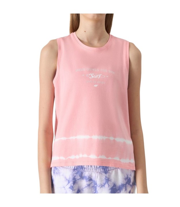 4F TTSHF1145 Girls Shirt, Coral