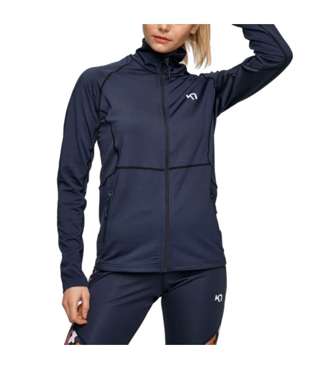 Kari Traa Mia Full-Zip Women's Midlayer, Marin