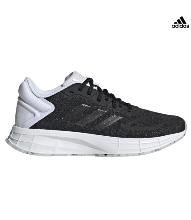 adidas Duramo SL 2.0 Women's Shoes, Core Black/White/Lime