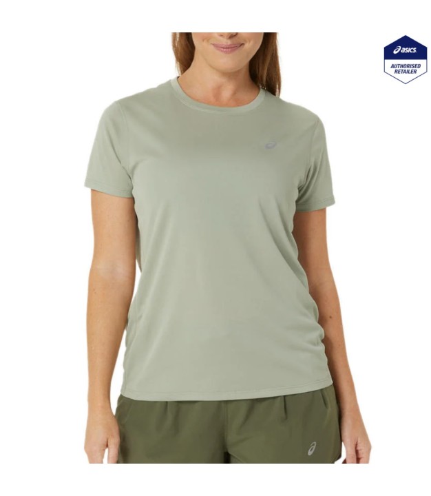 Asics Core SS Women's Top, Olive Grey