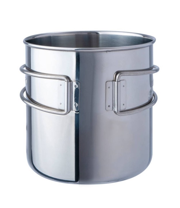 BasicNature Stainless steel mug 0.6l