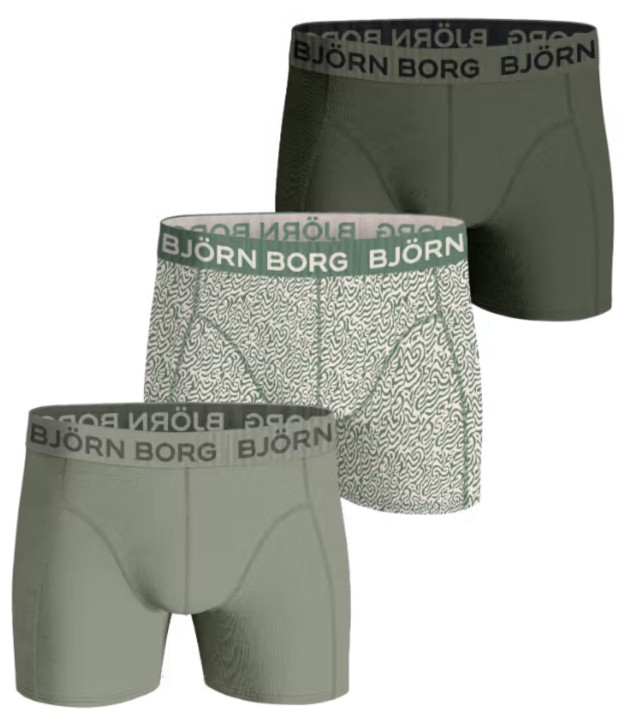 Bjorn Borg Cotton Stretch 3-pack Boxers - Men's