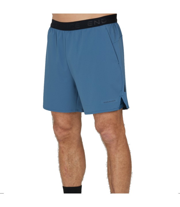 Endurance Air Men's 2-in-1 Lightweight Shorts, Slate Blue