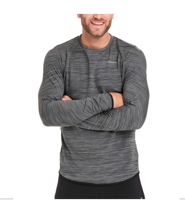 Endurance Avan Men's Waffle L/S Tee, Black