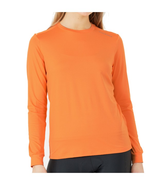 Endurance Chalina Women's L/S Tee, Tangerine