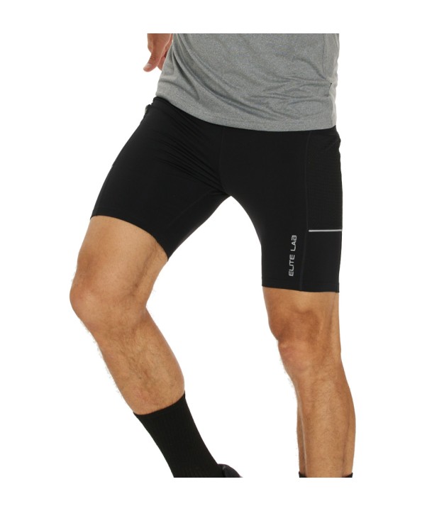 Endurance EL Run Elite X1 Men's Short Tights, Black