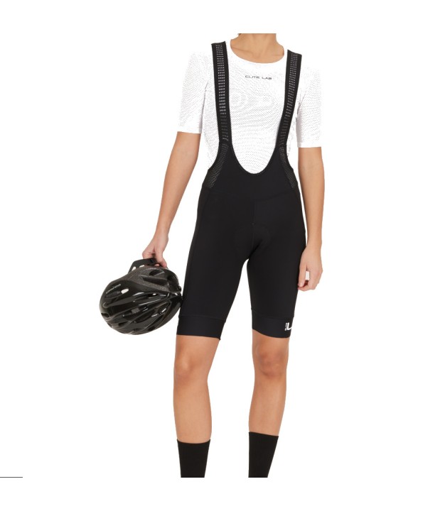 Endurance Elite X1 Bike Women's Core Short Tights W/Bib, Black