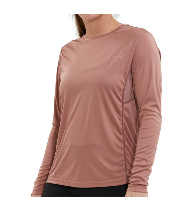 Endurance Milly Women's L/S Tee, Burlwood