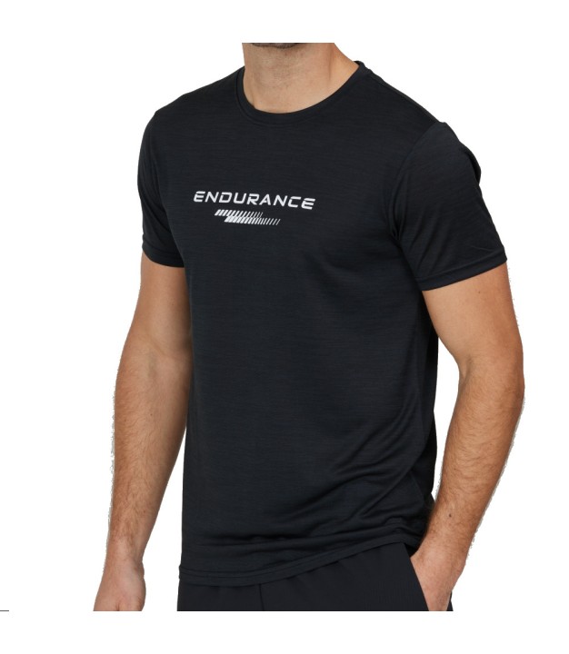 Endurance Portofino Men's S/S Performance Tee, Black