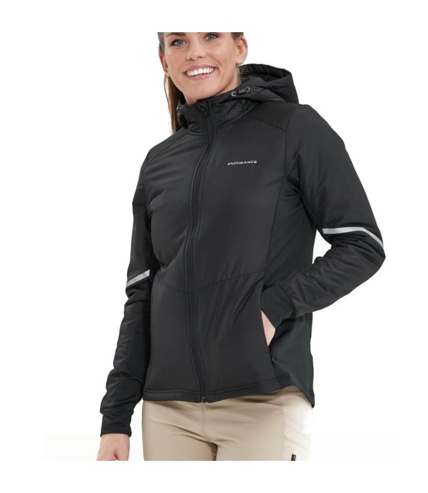 Endurance Princey Women's Jacket W/Hood, Black