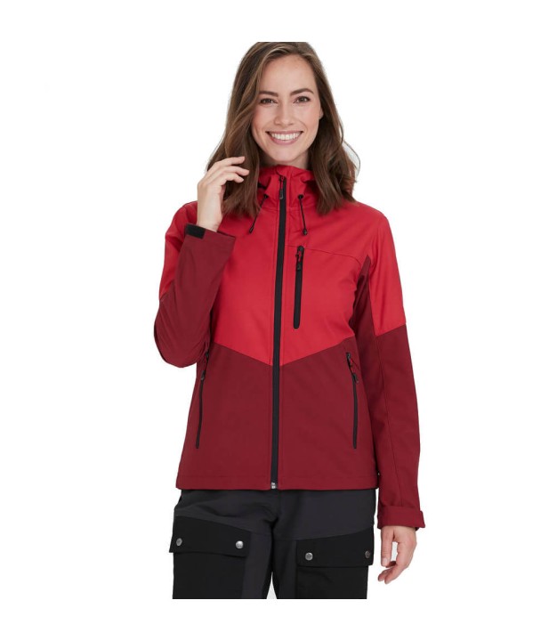 Endurance Rosea Women's Softshell Jacket W-PRO 8000, Red