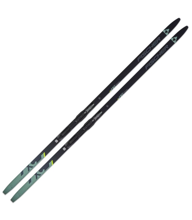 Fischer Sports Crown EF Skis, + Nordic Tour Step-In Bindings