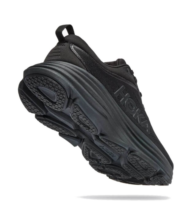 Hoka Bondi 8 Wide Women's Shoes, Black/Black