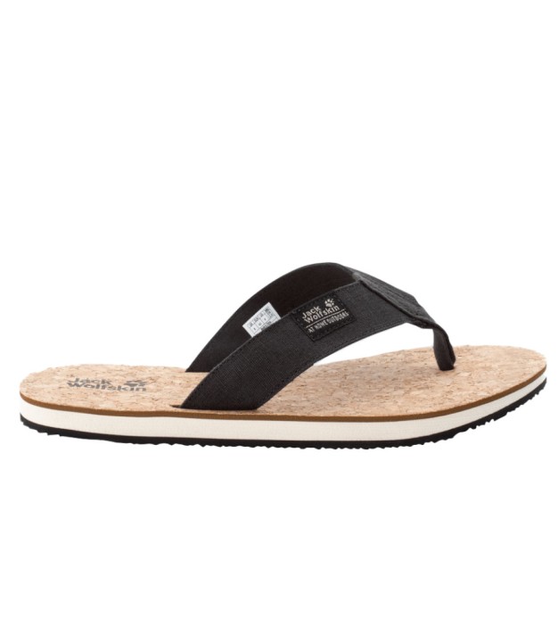 Jack Wolfskin Ecostride 2 Men's Slippers, Phantom/Cork