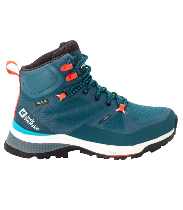 Jack Wolfskin Force Striker Texapore Mid WP Women's, Blue/Coral