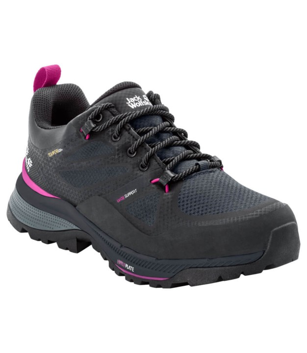 Jack Wolfskin Force Striker Texapore O2+ Low WP Women's, Phantom/Pink