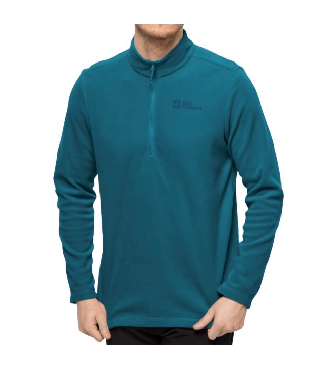 Jack Wolfskin Taunus Hz Men's Fleece Jumper, Blue Coral