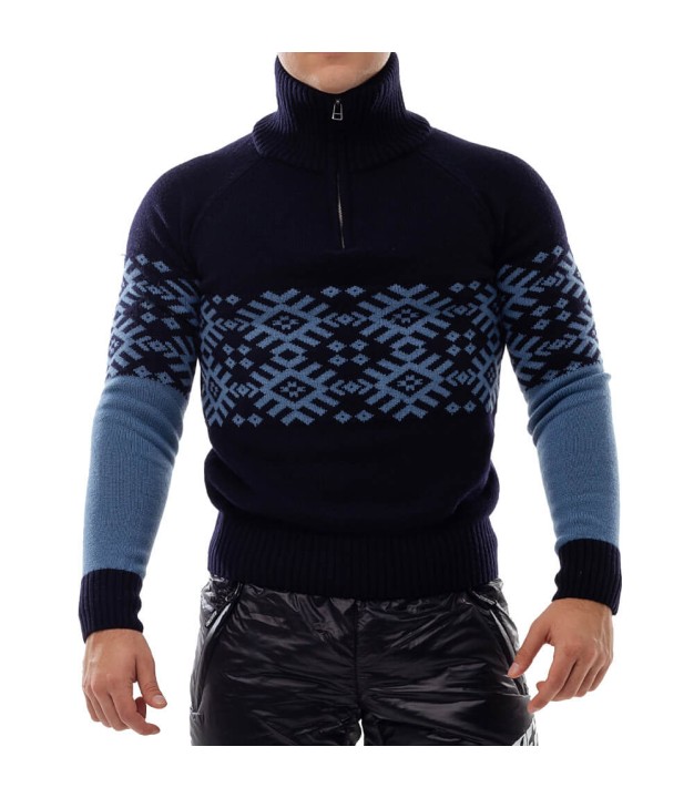 KV+ Cortina Men's Sweater, Navy/Blue