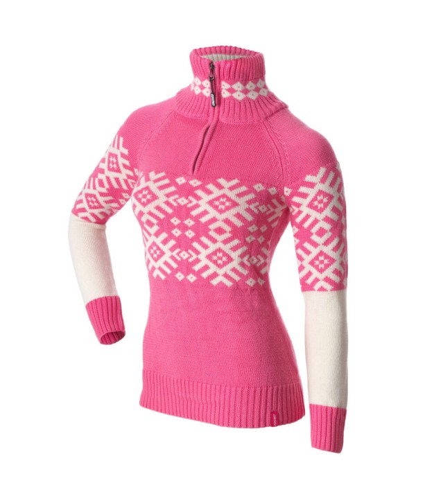 KV+ Cortina Women's Sweater, Pink/White