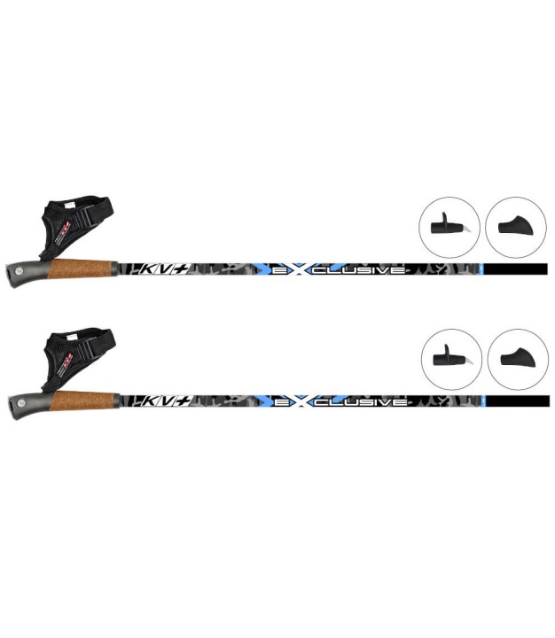 KV+ Exclusive Clip Nordic Walking Poles | Nūjošanas Nūjas