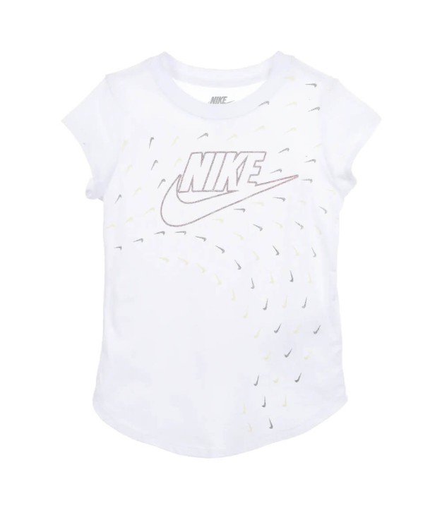 Nike Swoosh Glide Girls T-Shirt, white, 36J070 001
