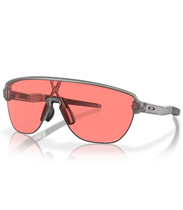 Oakley Corridor Re-Discover Collection Sunglasses, Prizm Peach, Matte Grey Ink