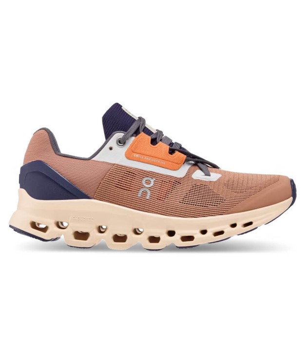 On Cloudstratus Women's Shoes, Cork/Fawn