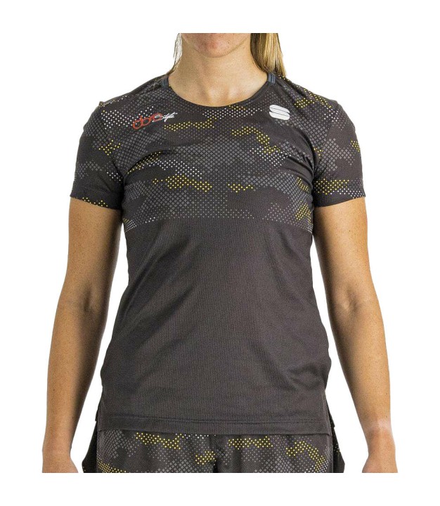 Sportful Doro Women's Cardio Jersey SS, Black/Dark Gold
