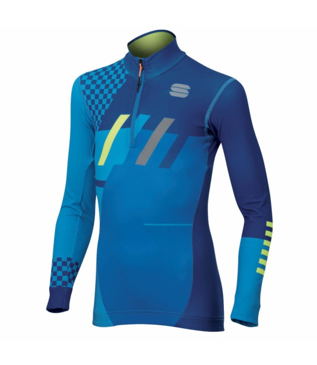 Sportful Squadra Junior Kids Top Blue