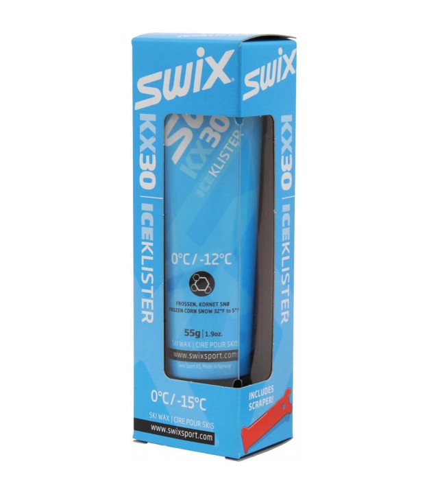 Swix KX30 Blue Ice Klister, 0C to -12C
