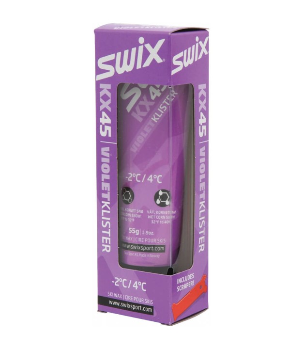 Swix KX45 Violet Klister, -2C to 4C