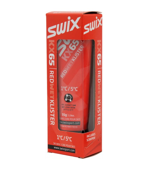Swix KX65 Red Klister, 1C to 5C