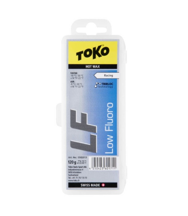 Toko LF Blue Hot Wax 120g | Slēpju parafīns
